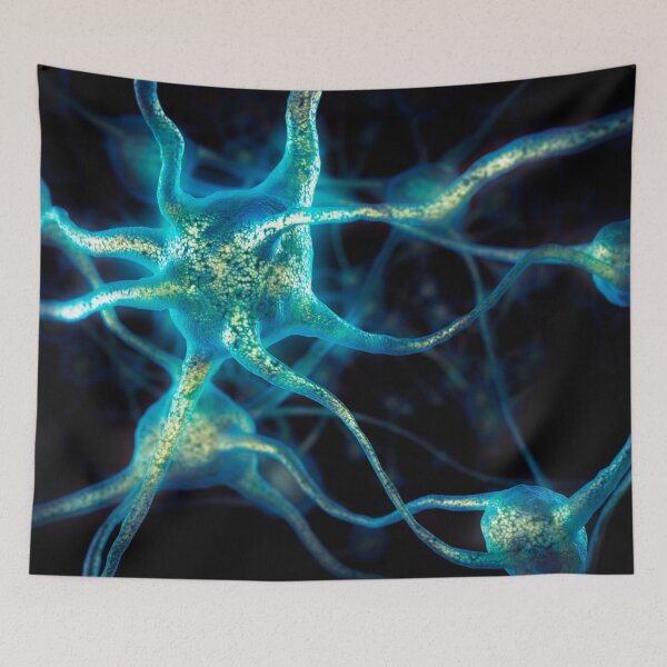 Item preview, Neuron network Brain cells art photo print designed and sold by MaximImages .com Exquisite Arts.