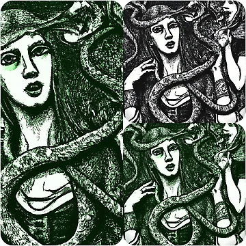 Artwork thumbnail, Pythia the Pythoness by Hyperian-Maker