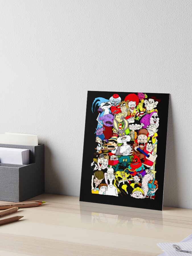 MEATCANYON - MONSTER LAB SECOND EPISODE Art Board Print for Sale by  d2p3j6l21