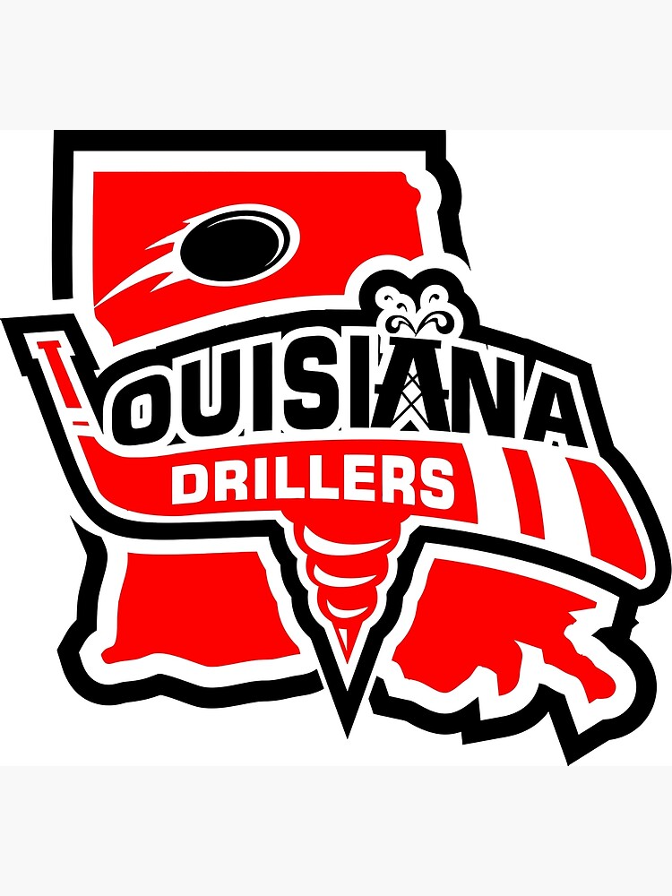 Louisiana Drillers Logo Poster For Sale By Jagatlangit Redbubble 8916