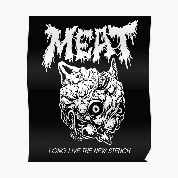 "meatcanyon merch" Poster for Sale by Alvistowne Redbubble