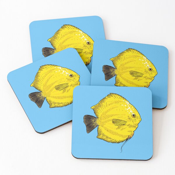 Item preview, Yellow discus fish designed and sold by StefanAlfonso.