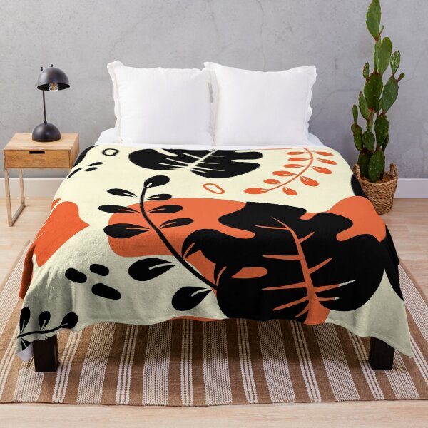 Item preview, Tropical Cartoon Leaves And Floral Pattern designed and sold by MakeitMelo.