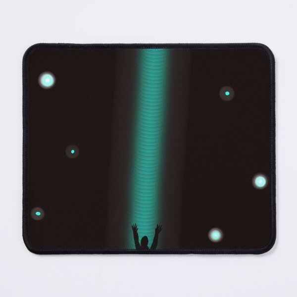 Item preview, UFO Mushroom blue (MKW-DA.1) designed and sold by Katrina Morgan.