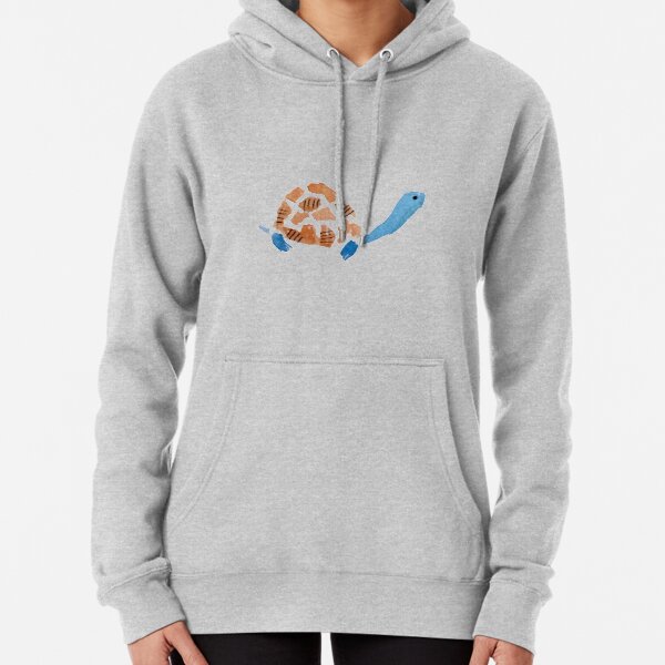Watercolor Turtle Pullover Hoodie