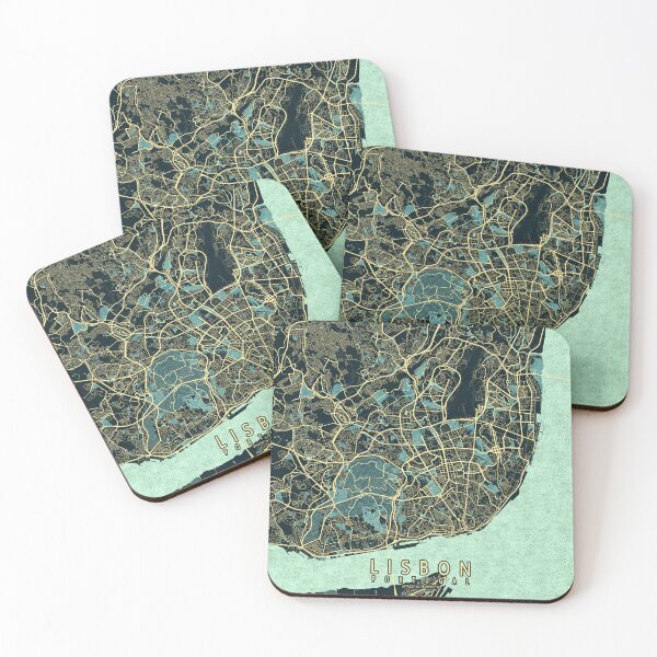 Item preview, Lisbon City Map of Portugal - Summer designed and sold by deMAP.