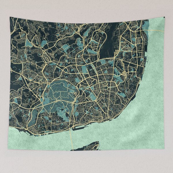 Item preview, Lisbon City Map of Portugal - Summer designed and sold by deMAP.
