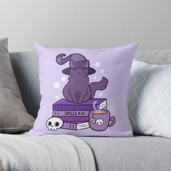 Feline Familiar 02 Throw Pillow