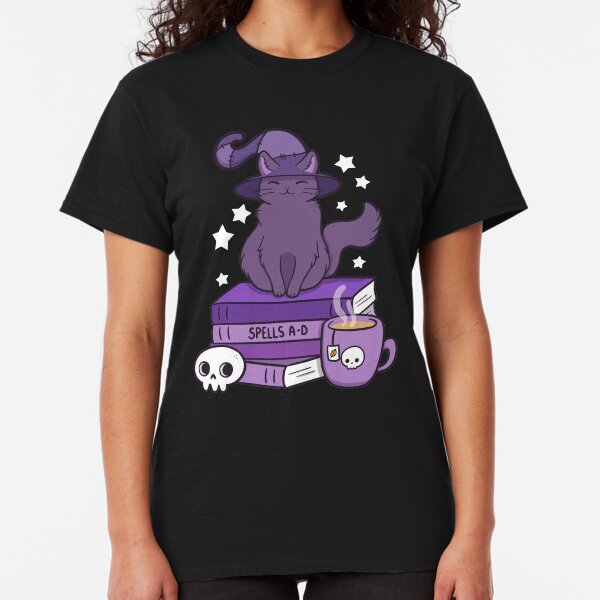 Felino Familiar 02 // Negro Camiseta clásica