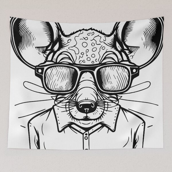 Item preview, creative animal rat designed and sold by DD215.