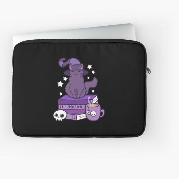 Feline Familiar 02 // Black | Nikury Laptop Sleeve