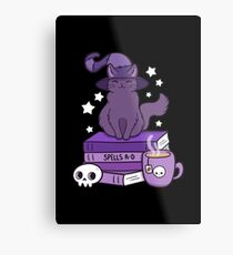 Feline Familiar 02 // Black Metal Print