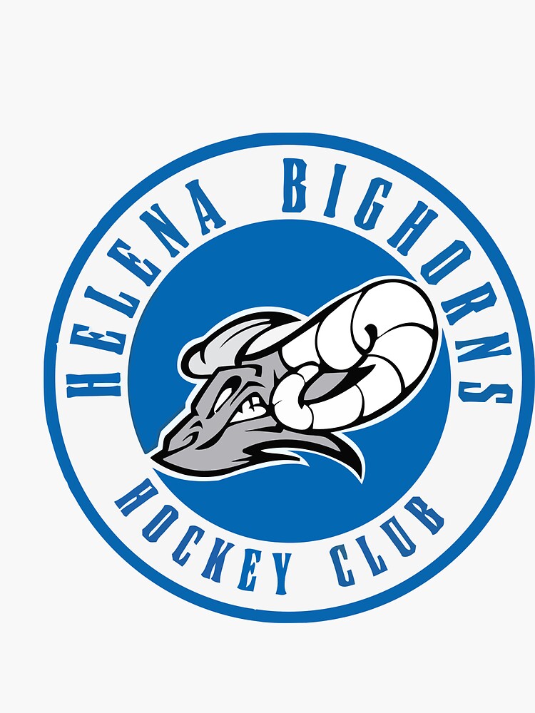 Helena Bighorns Hockey Sticker For Sale By Jagatlangit Redbubble 0055