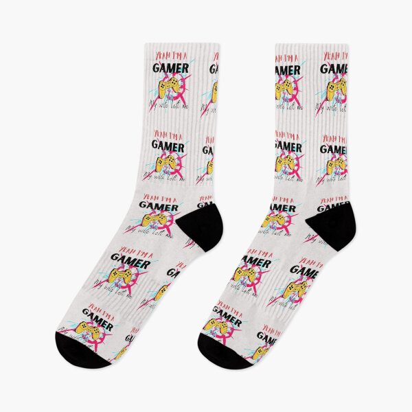 Item preview, Yeah I'm a gamer my wife left me  designed and sold by ColourTrials.