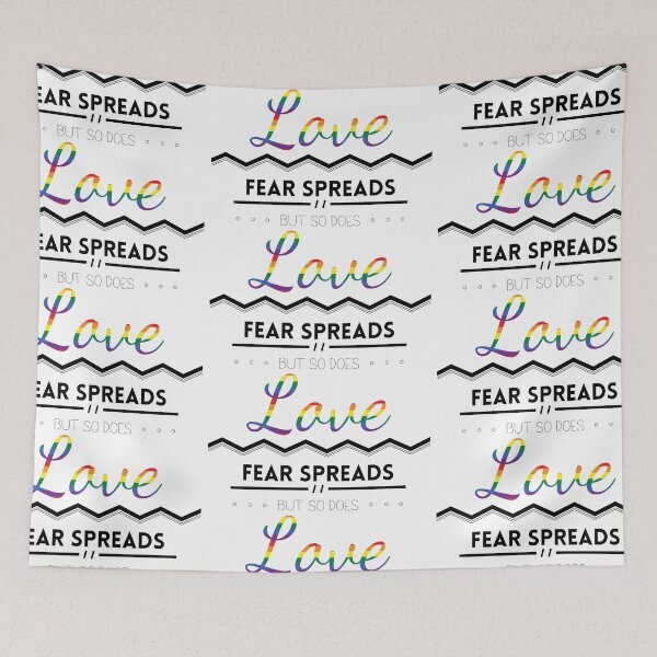 Item preview, Fear Spreads. But so does Love. designed and sold by Magnus Draws.