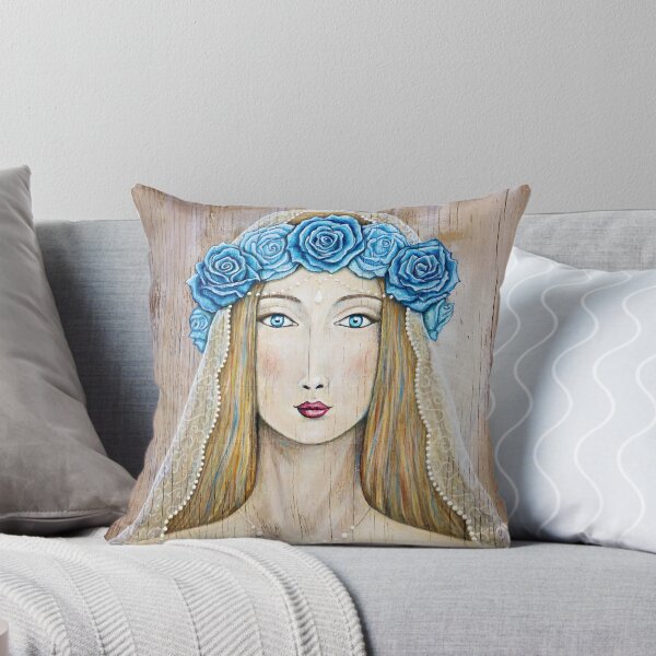 Item preview, Blue Rose Priestess designed and sold by Samantha Winstanley.