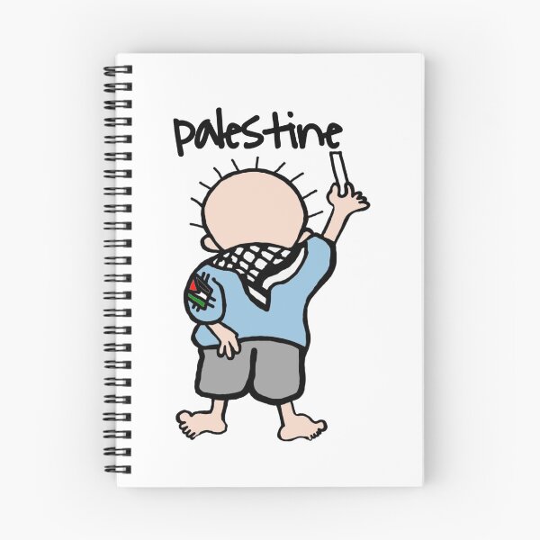 Item preview, handala wearing Palestine flag designed and sold by Weirdfeeling.
