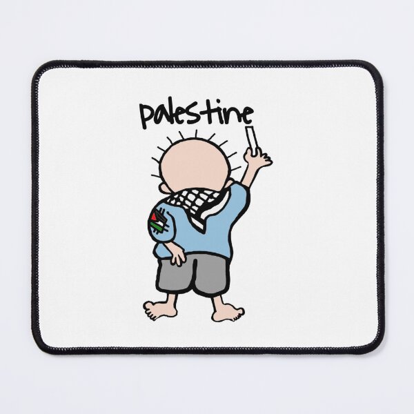 Item preview, handala wearing Palestine flag designed and sold by Weirdfeeling.