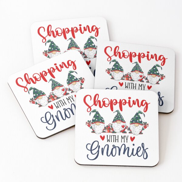 Item preview, Shopping With My Gnomies Cute Xmas Gnomes Lover Christmas designed and sold by IsraelCastro.