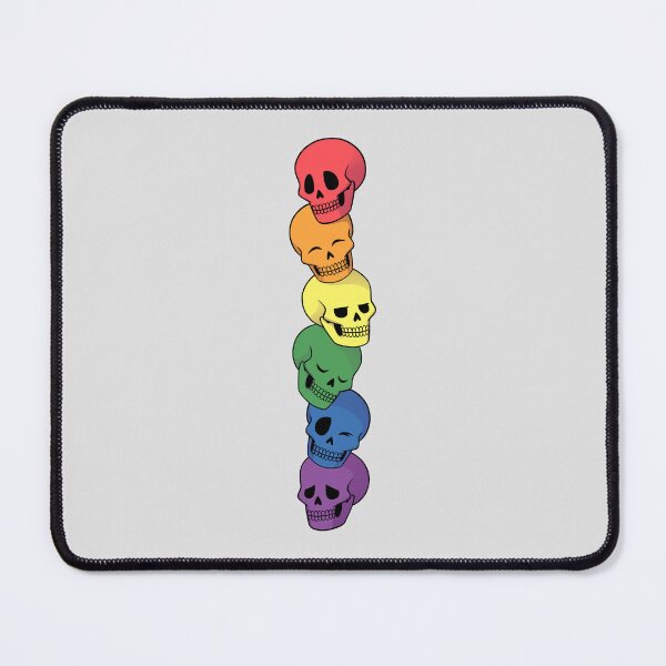 Item preview, Rainbow skulls designed and sold by Art by Tornemark.