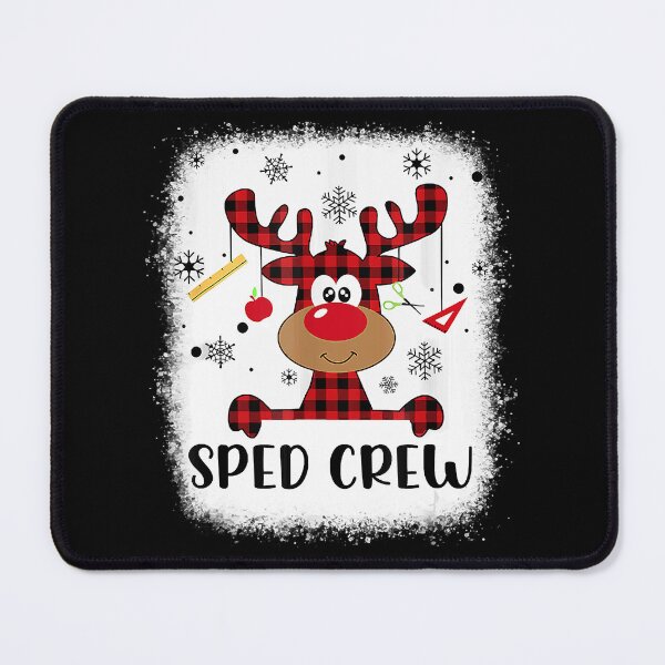 Item preview, Sped Crew Buffalo Plaid Reindeer Santa Hat Christmas designed and sold by IsraelCastro.