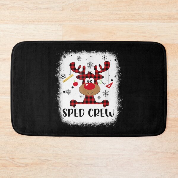 Item preview, Sped Crew Buffalo Plaid Reindeer Santa Hat Christmas designed and sold by IsraelCastro.