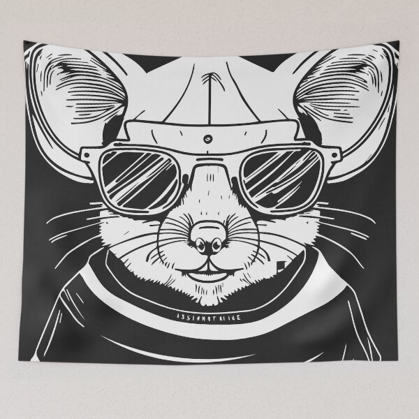 Item preview, creative animal rat designed and sold by DD215.