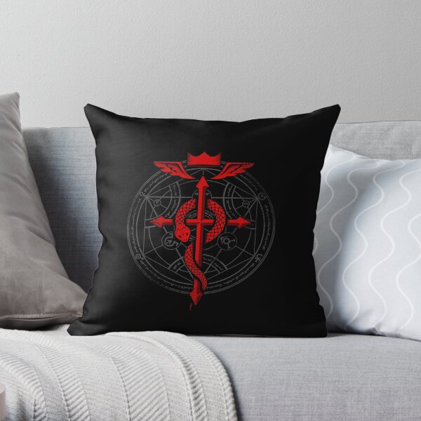 Fullmetal Alchemist Flamel Throw Pillow