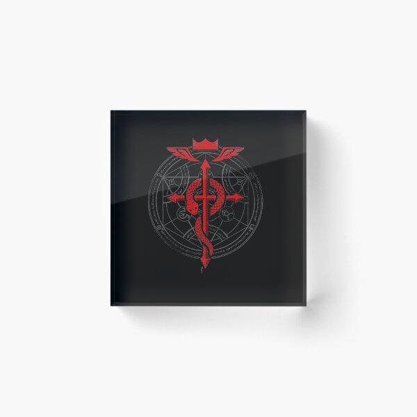 Fullmetal Alchemist Flamel Acrylic Block