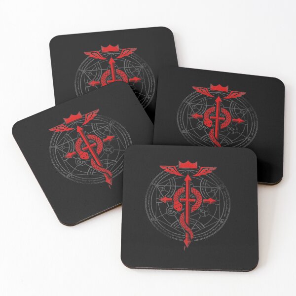 Fullmetal Alchemist Flamel Coasters (Set of 4)