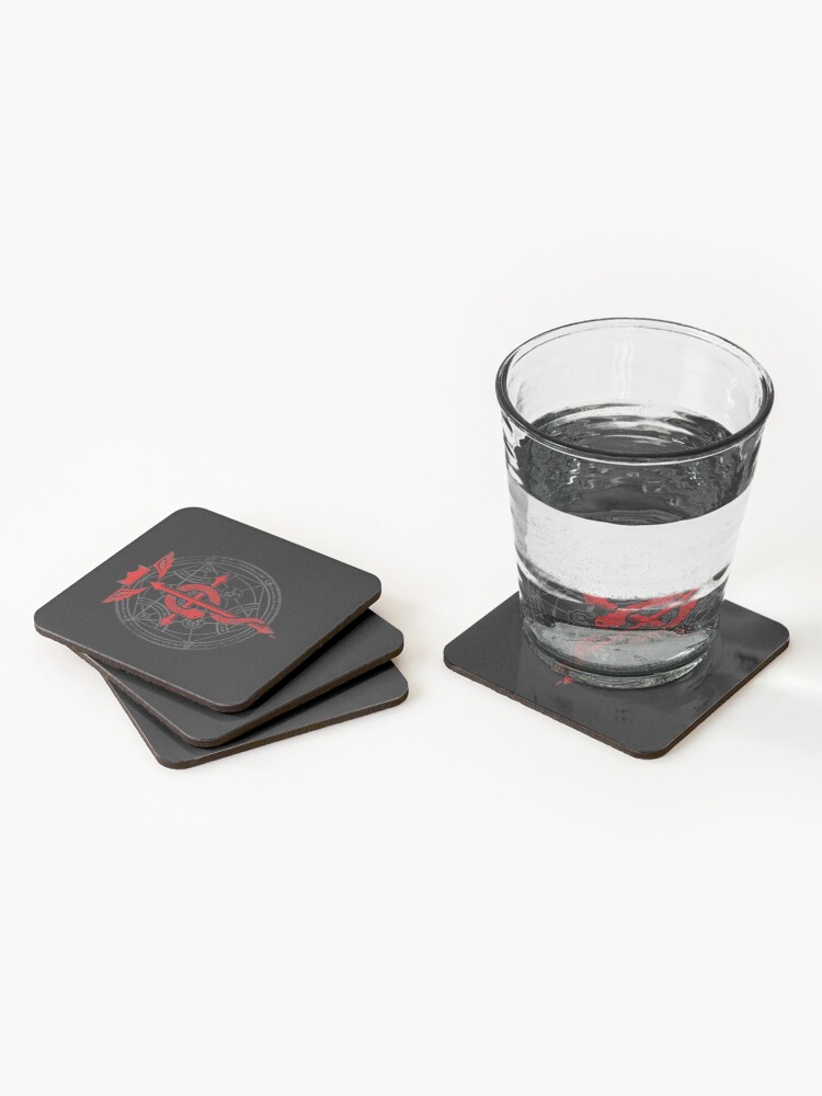 Alternate view of Fullmetal Alchemist Flamel Coasters (Set of 4)