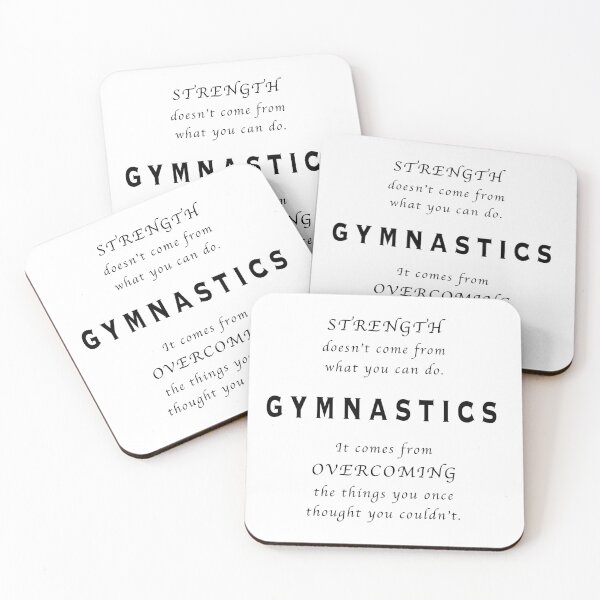 Item preview, Gymnastics Inspirational Quote designed and sold by wimblettdesigns.