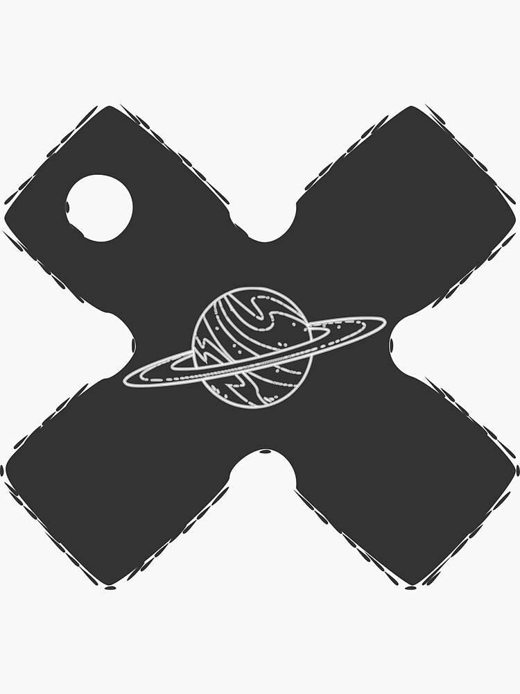 X Light Design" Sticker for Sale by badgersmerch Redbubble