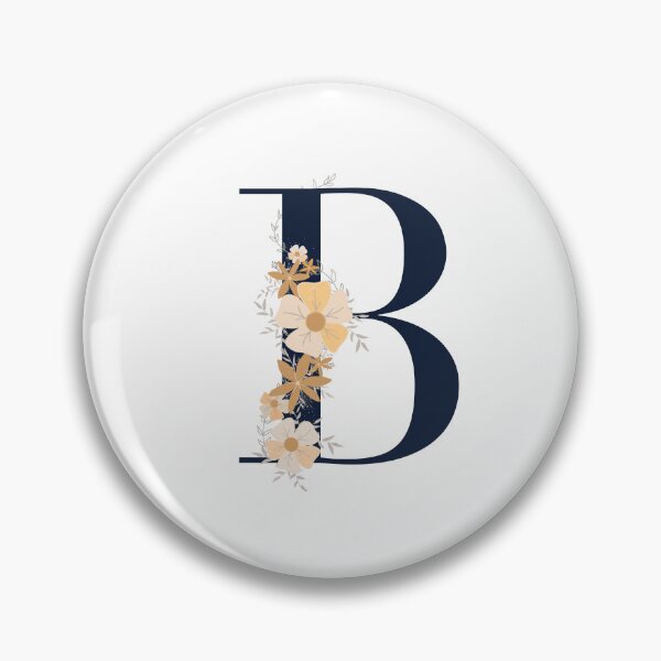 Item preview, Letter B monogram dark blue designed and sold by Bon-mots-jkd.