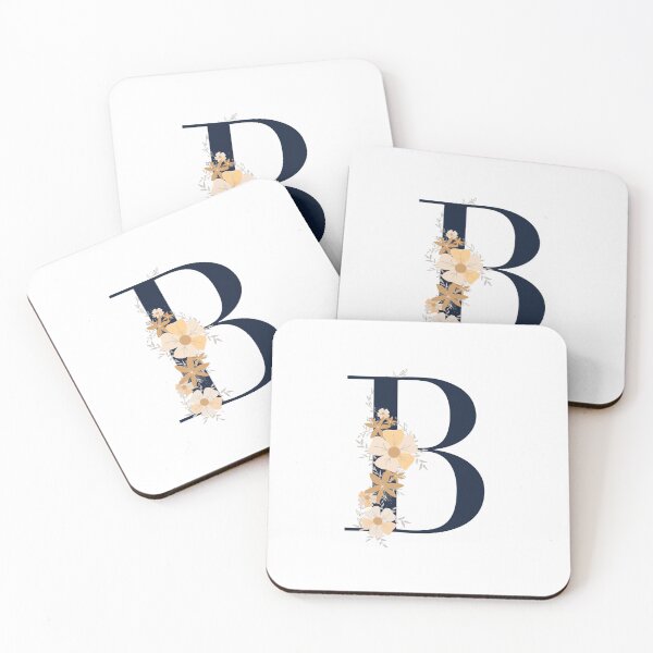 Item preview, Letter B monogram dark blue designed and sold by Bon-mots-jkd.