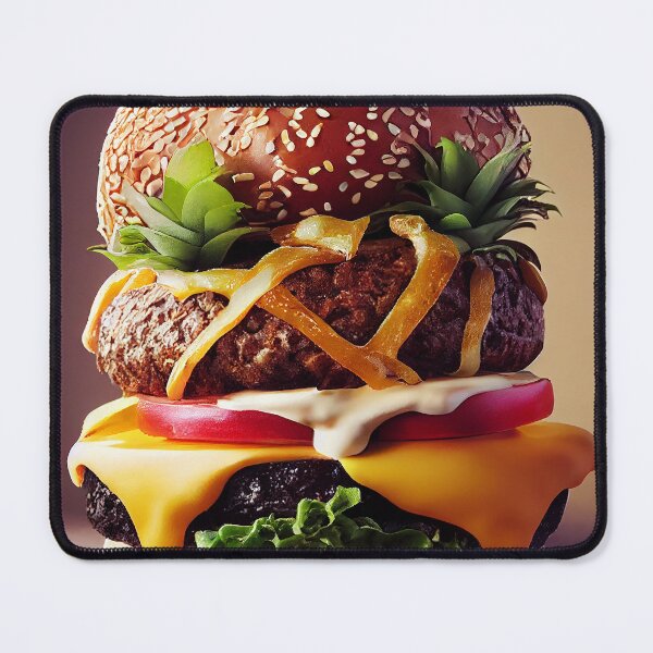 Item preview, Big Burger with pineapple, cheese and tomato designed and sold by ladarkepoque.