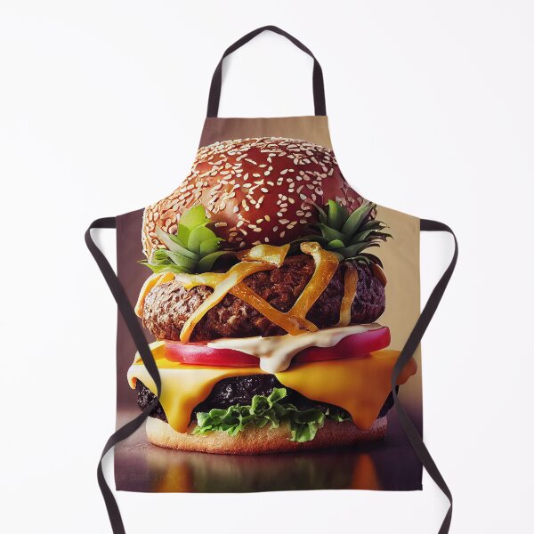 Item preview, Big Burger with pineapple, cheese and tomato designed and sold by ladarkepoque.