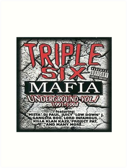 "Triple Six Mafia T-Shirt" Art Print by ftpjif | Redbubble