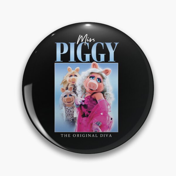 Button, badge MUPPETS - miss piggy