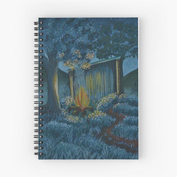 Item preview, The oak hut no. 9 - Secret garden - Gouache painting designed and sold by WanderingGraha.