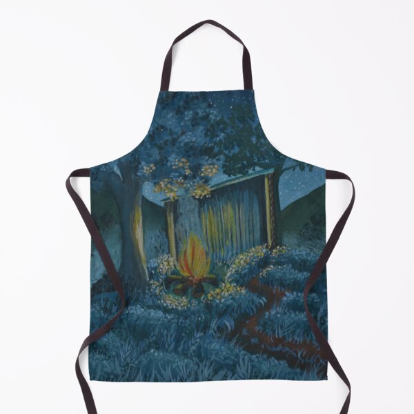 Item preview, The oak hut no. 9 - Secret garden - Gouache painting designed and sold by WanderingGraha.