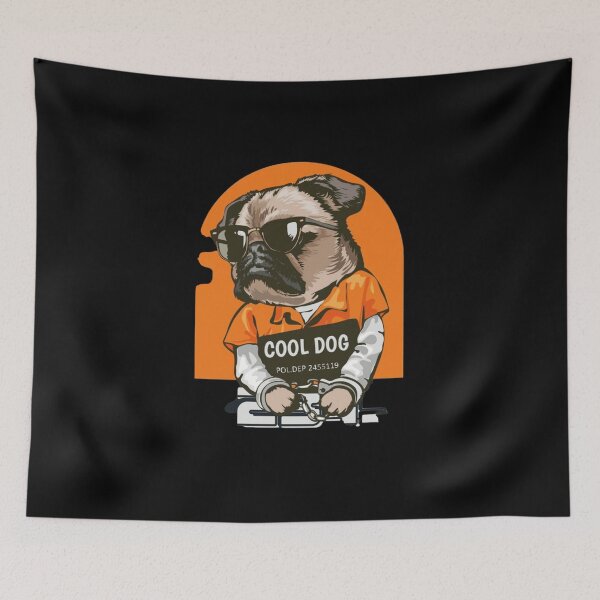 Item preview, Cool dog is under arrested  designed and sold by Vehiclestore.
