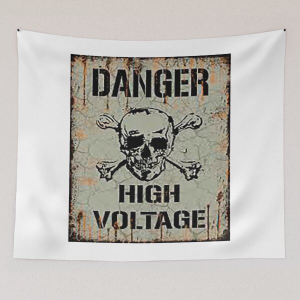 Item preview, Funny High Voltage Electrical Workstation T-Shirt, Danger High Voltage designed and sold by cordmarcos.