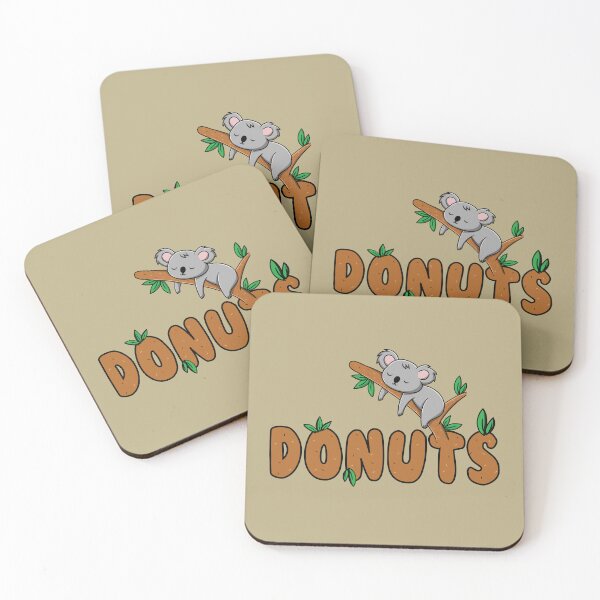Item preview, Cute koala hanging on a donut tree designed and sold by Donutlovers.