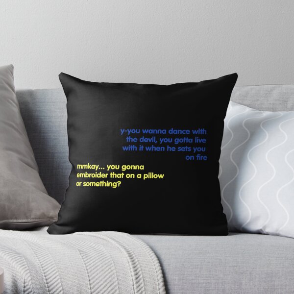 You gonna embroider that? - Buzzfeed Unsolved Throw Pillow