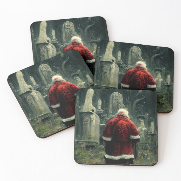 Item preview, Santa Claus at the Graveyard designed and sold by SteamedSashimi.