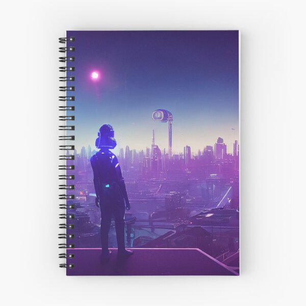 Item preview, Robots on the roof of a city of the future designed and sold by PM-Artistic.