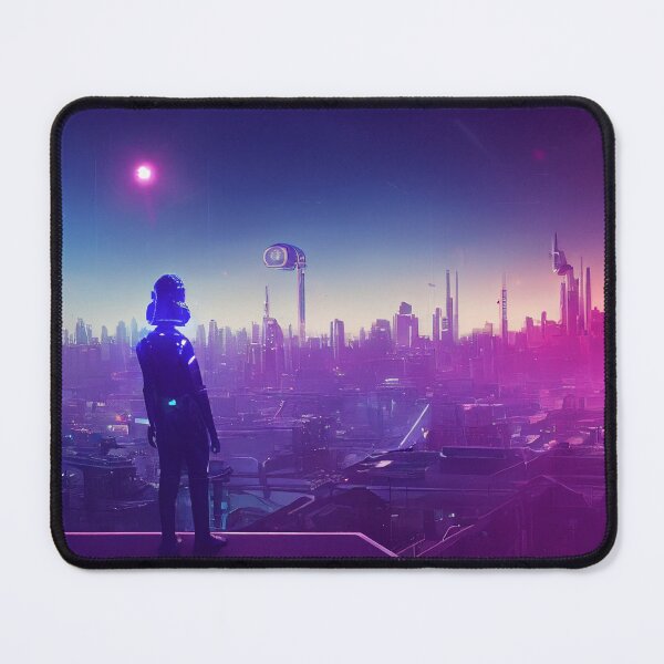 Item preview, Robots on the roof of a city of the future designed and sold by PM-Artistic.