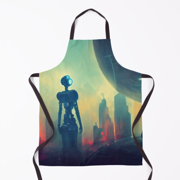 Item preview, Robots in the future city designed and sold by PM-Artistic.