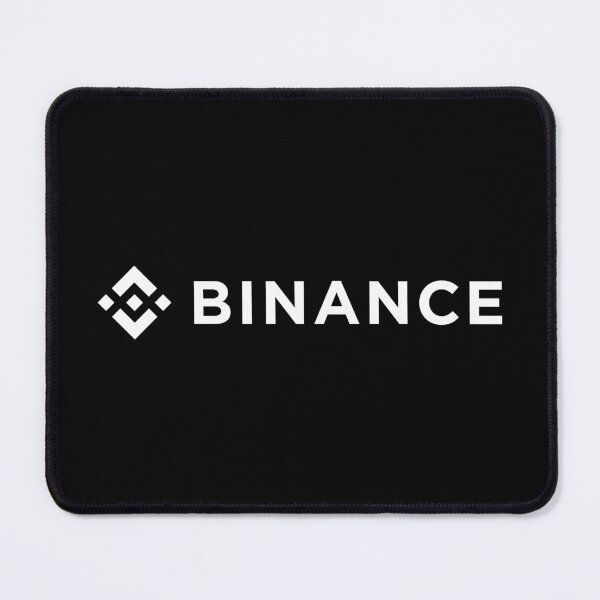 Item preview, Binance BNB Crypto Altcoin - Clean Horizontal White Logo with White Text Logo designed and sold by CryptoMoods.